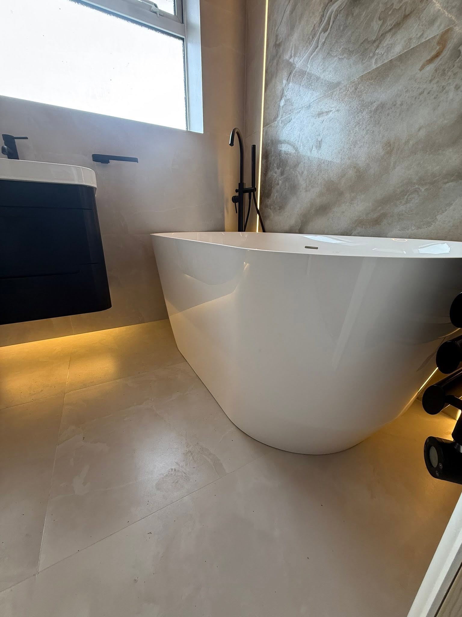High-end bathroom installation Blackpool — finished luxury fitting