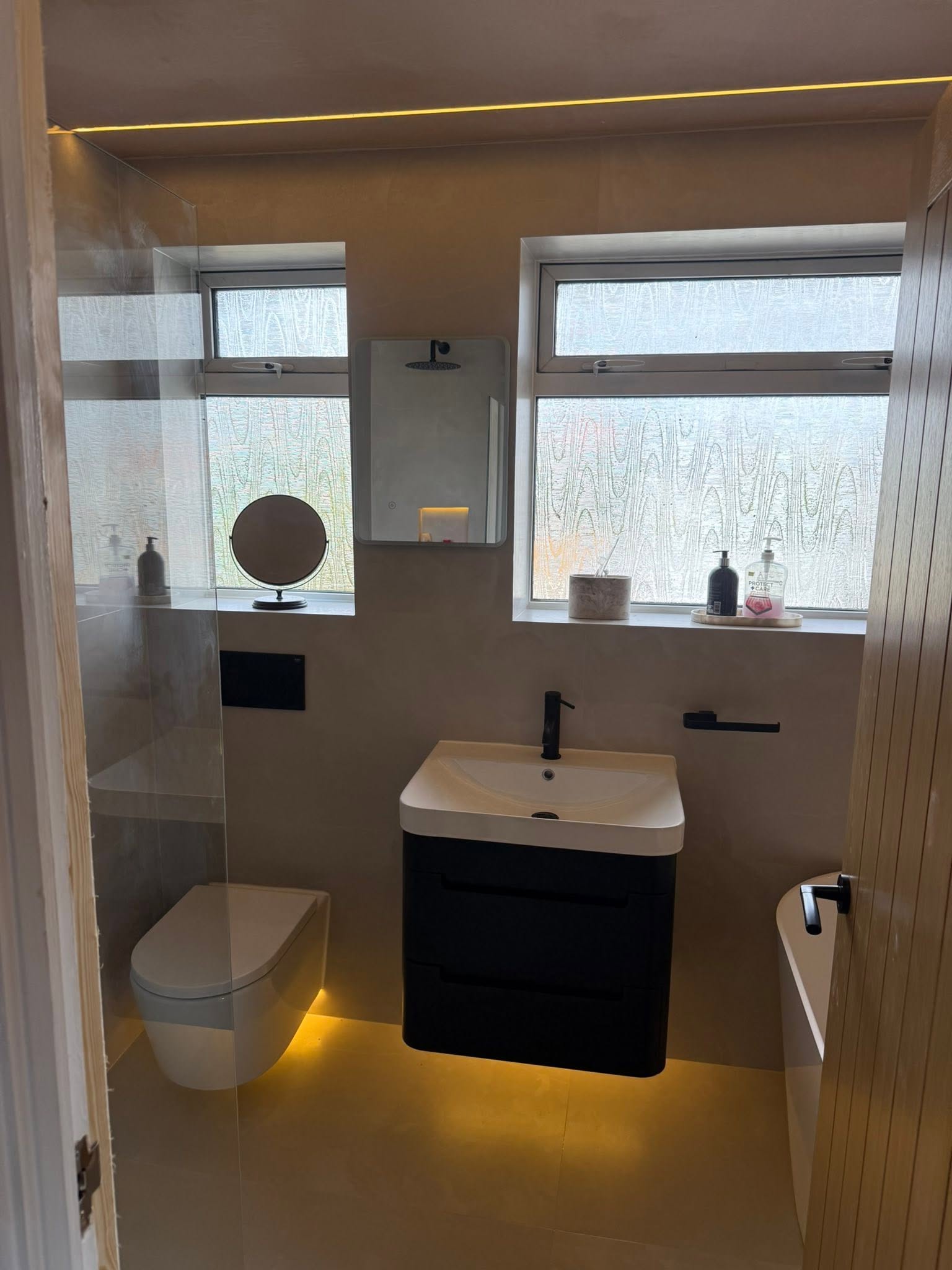 Premium bathroom renovation on the Fylde Coast — high-end finish detail